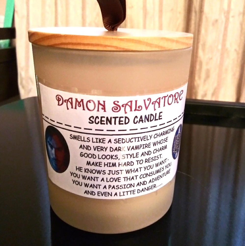Damon Salvatore Vampire Diaries Scented Candle